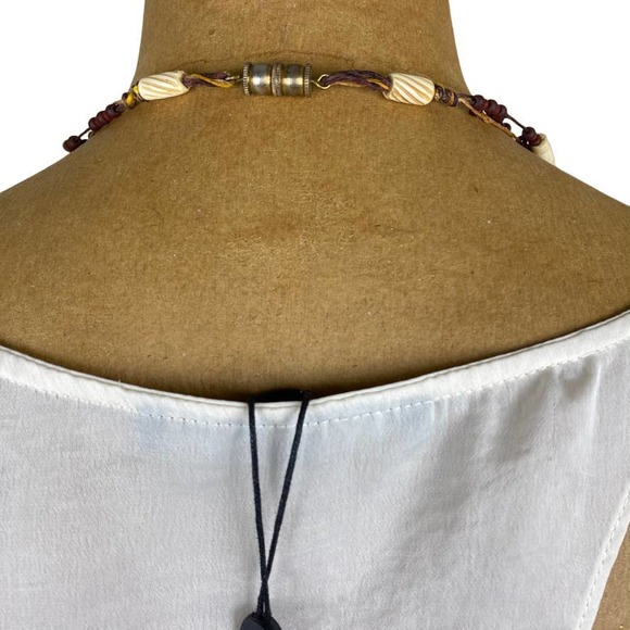 Vintage Hand Carved Wooden Animal Safari Necklace - Picture 10 of 11